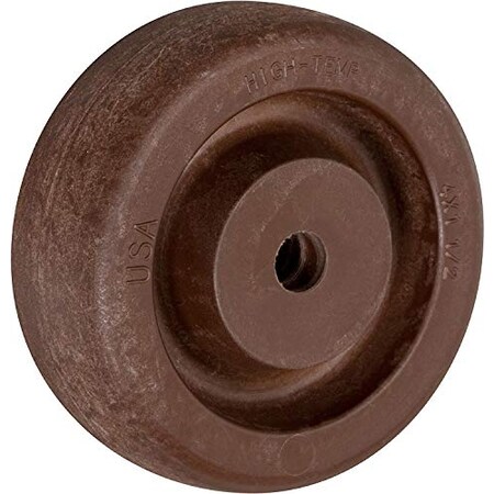 Casterhq 4"x1 1/2" HIGH Temp Glass, Nylon Wheel, 300 lbs Capacity, Commer HTGFN4X112